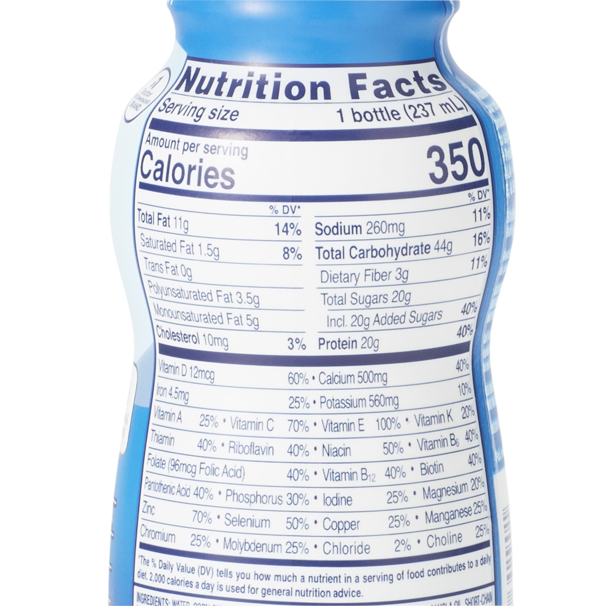 Ensure® Enlive® Vanilla Advanced Nutrition Shake, 8-ounce bottle 64286